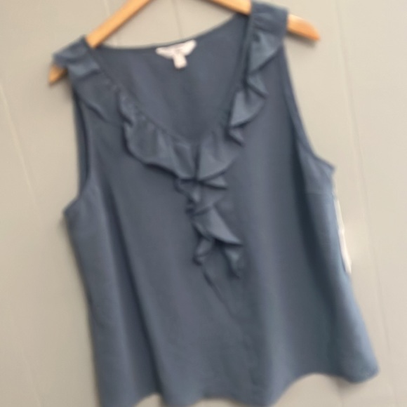 NWT Lauren Conrad Top XL Blue NWT New Without Tags - Picture 4 of 11